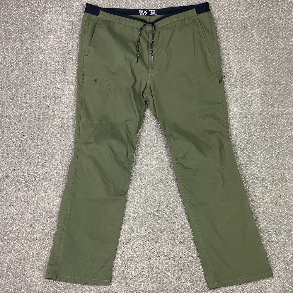 Mountain Hardwear Pants Mens 42 x 32 Fit 41 x 30 Olive Green AP Scrambler Hiking
